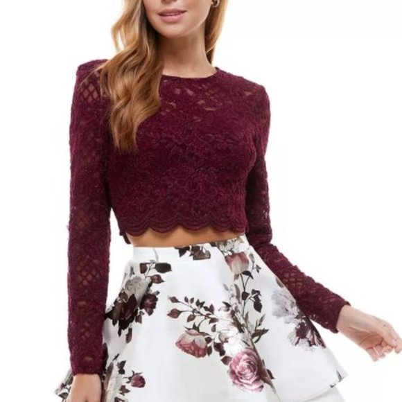 City Studio Tops - City Studios Juniors' Long-Sleeve Top